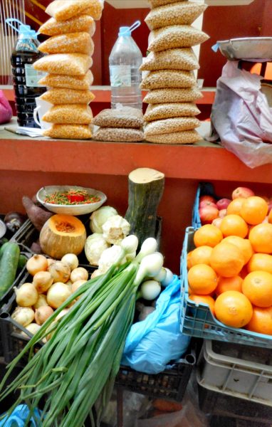Marché aux fruits et légumes
