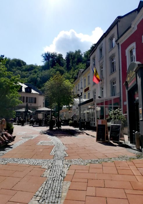 La place piétonne