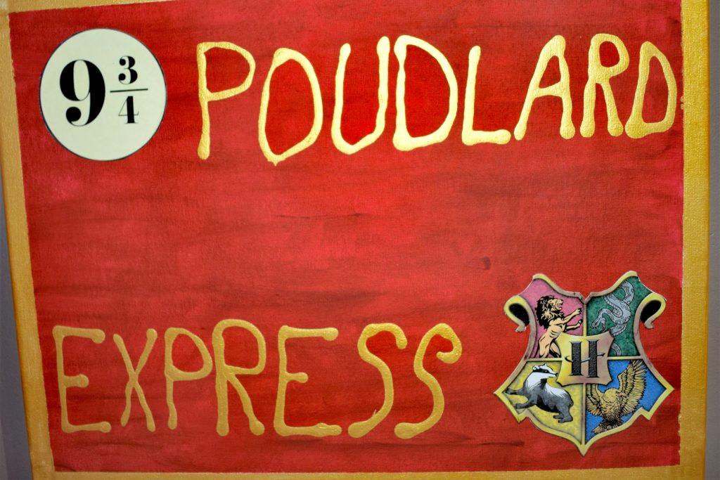 Toile Poudlard Express DIY