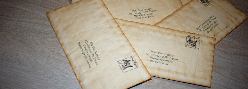 Anniversaire Harry Potter : Les invitations