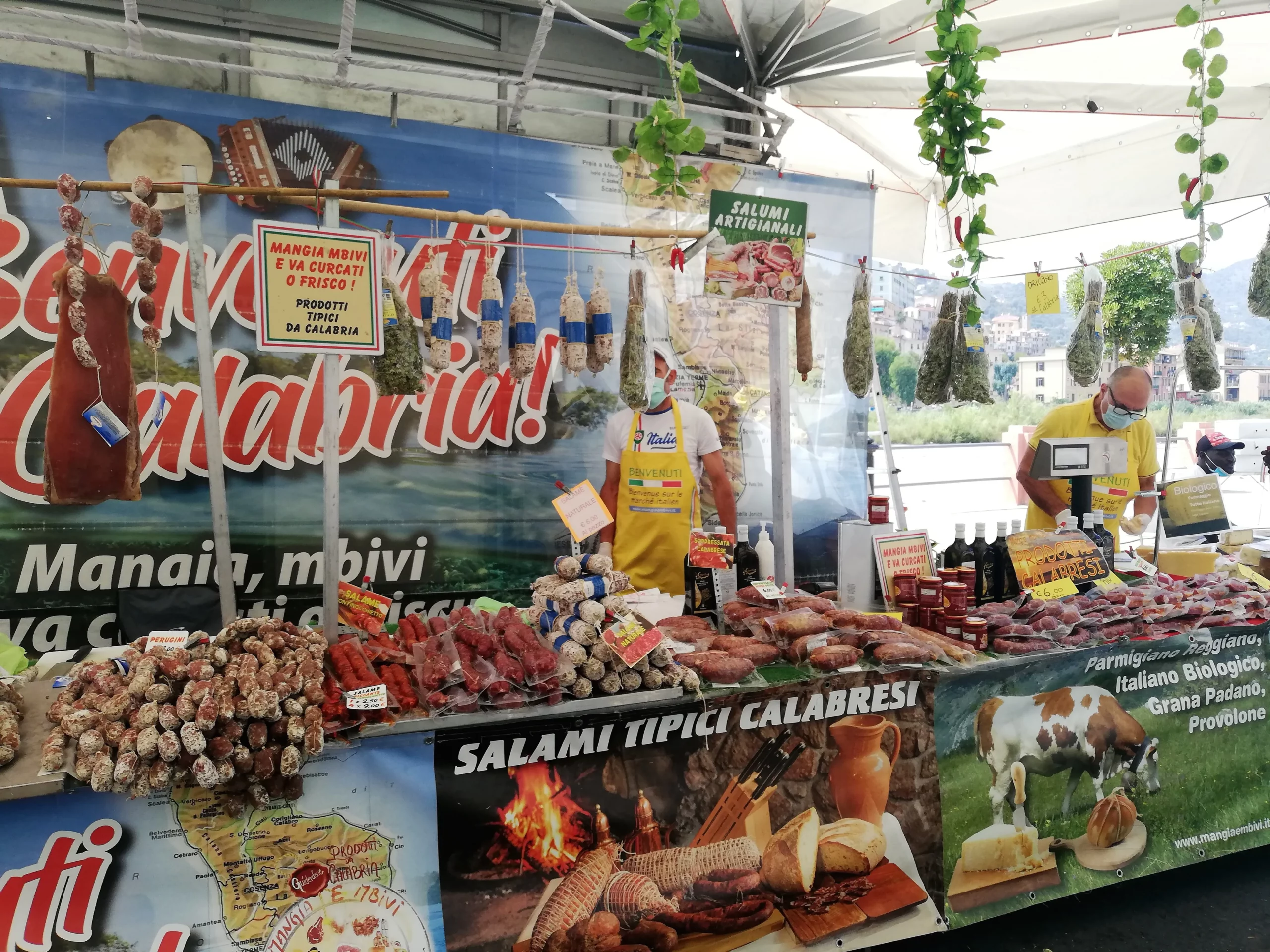 Le marché de Vintimille