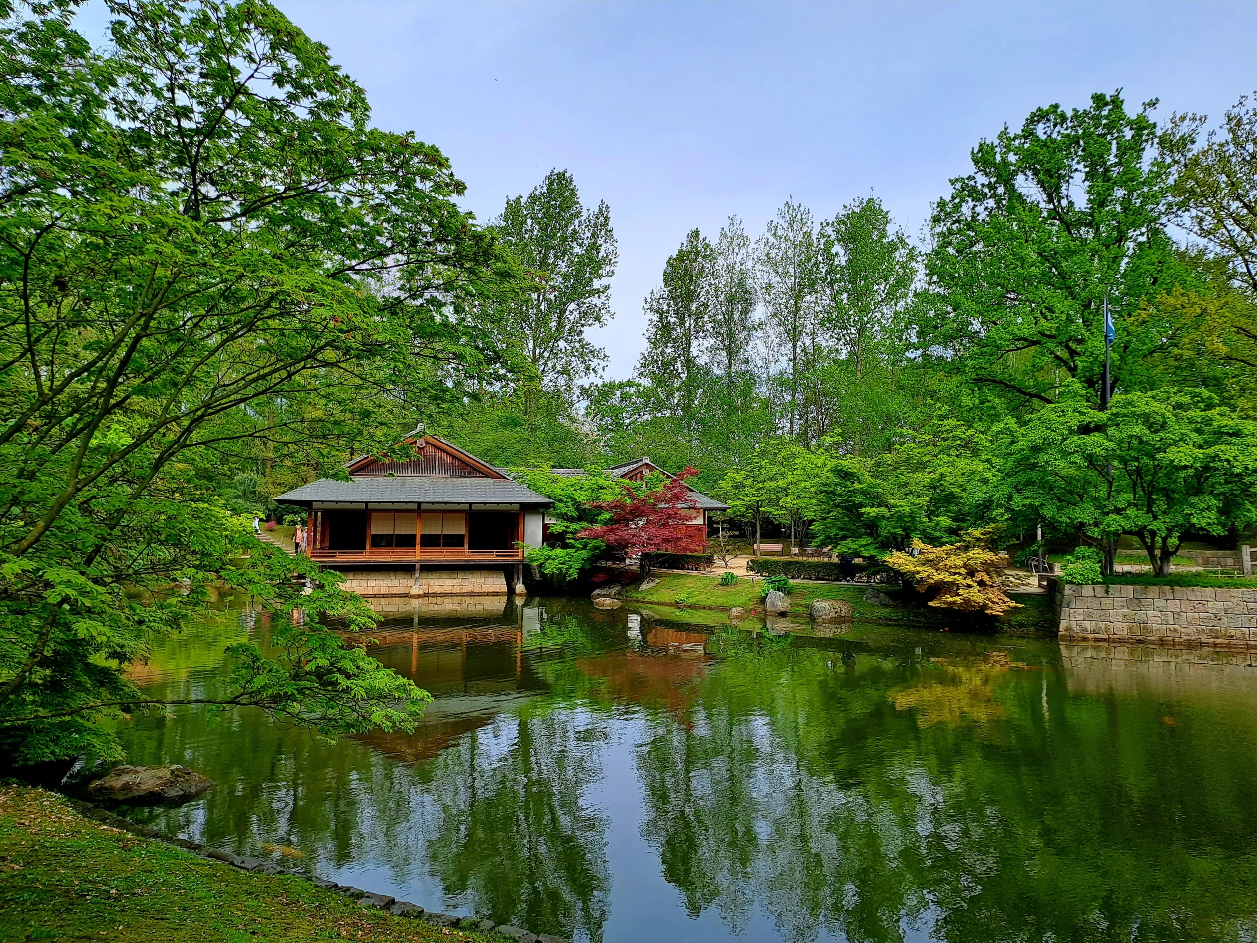 L'étang aux jardins japonais de Hasselt
