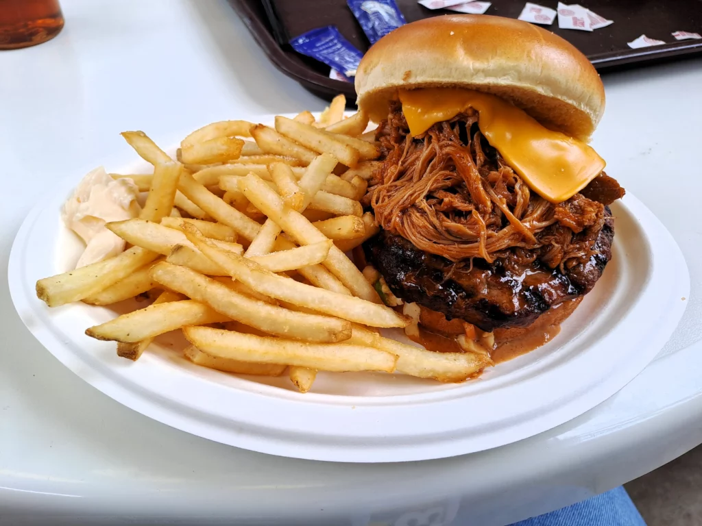 Le menu du Backlot Express en quick service