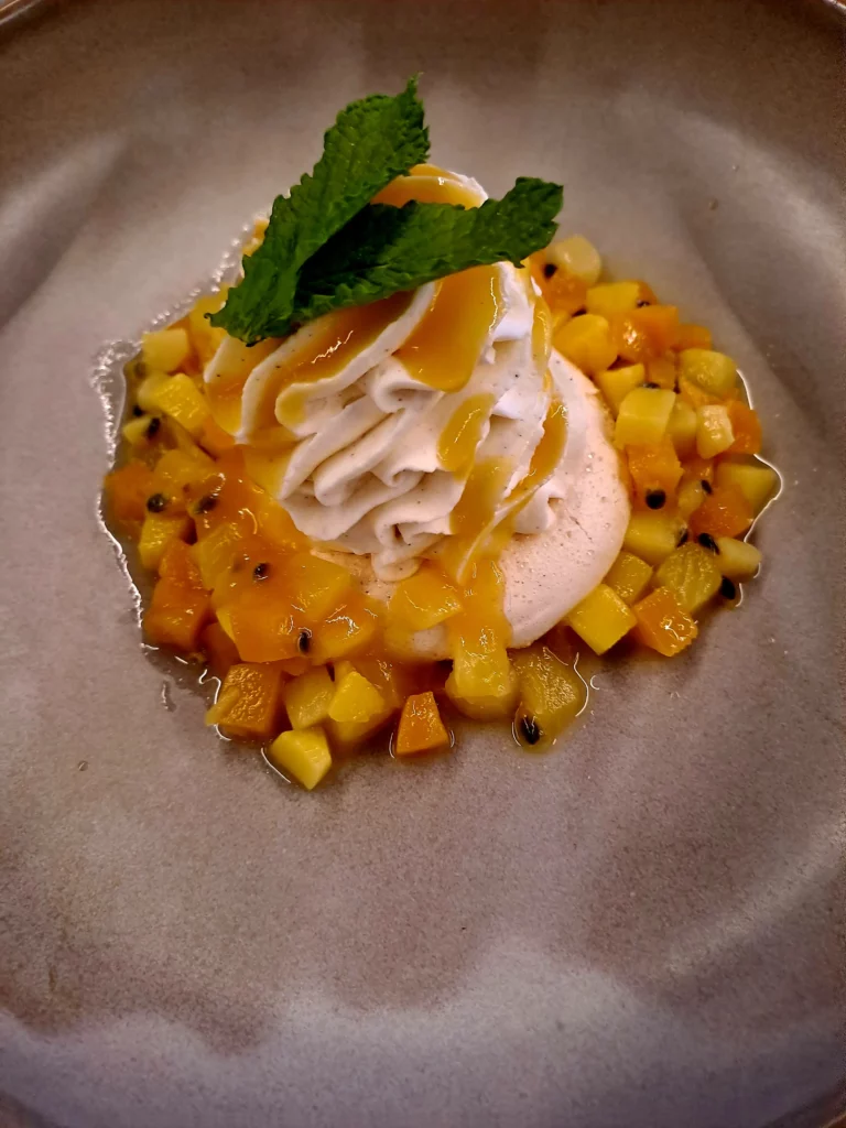 La pavlova aux fruits