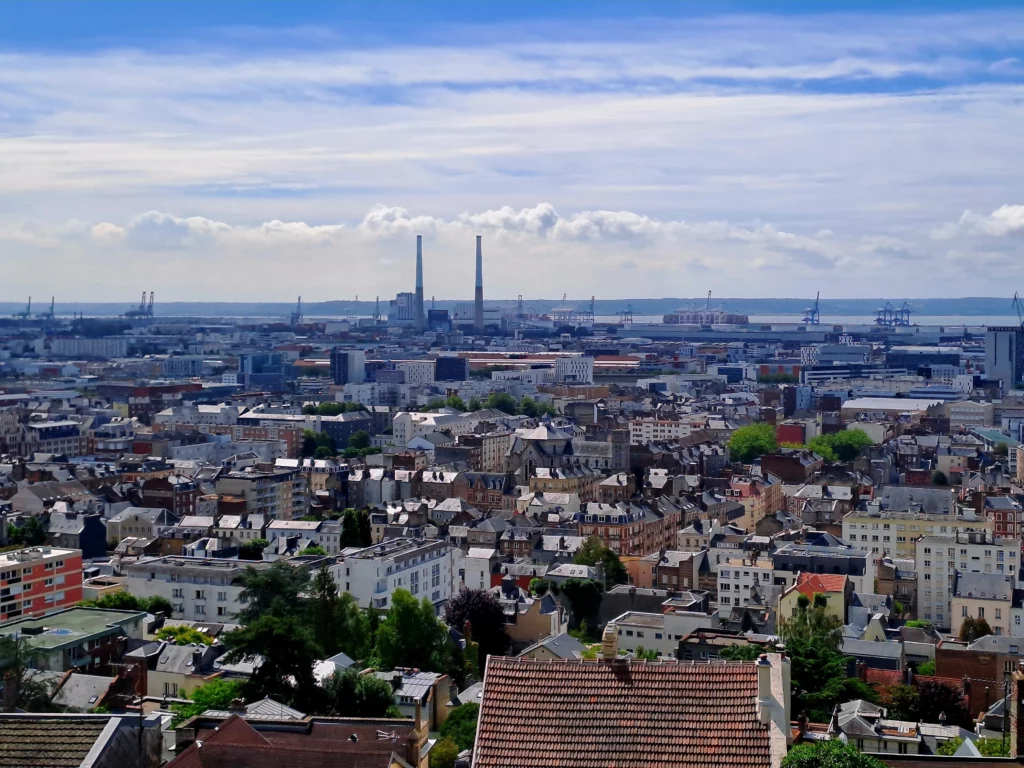 Vue sur la ville du Havre