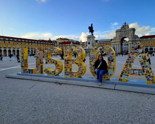 Placa Do Comercio à Lisbonne